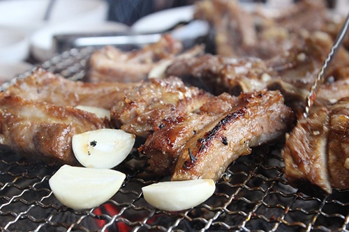 korean garlic ribs