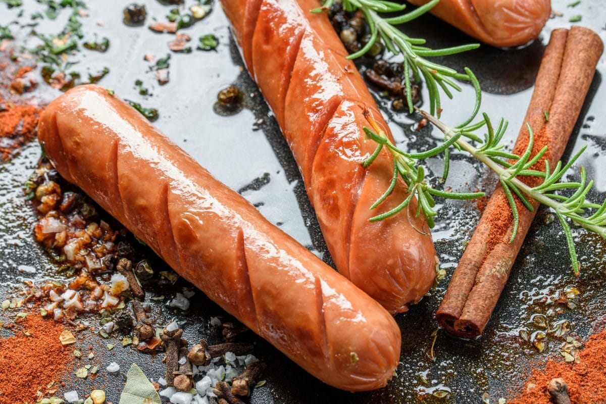 Grilled Sausages with Spices