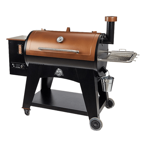 Side view of Pit Boss Grill
