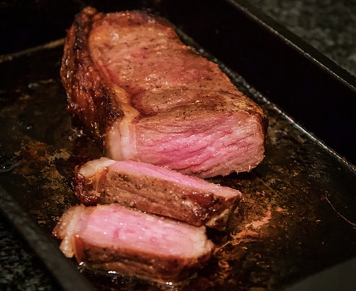 juicy tender steak loaded with flavor