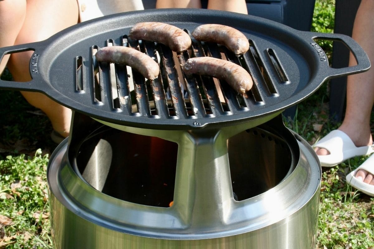 Outdoor Grilling On Solo Stove Grill