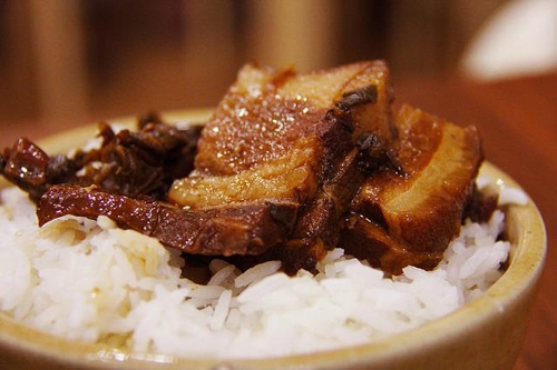 Roasted Pork With White Rice