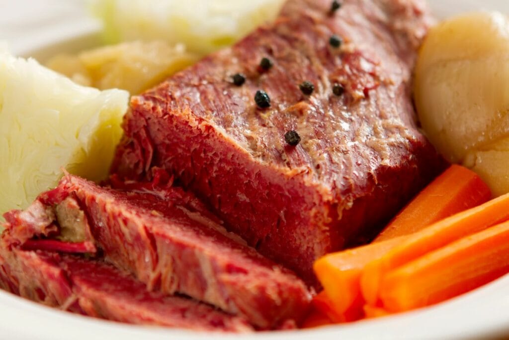 corned beef with vegetables
