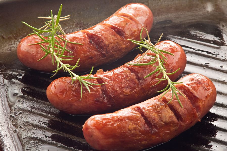 Turkey sausage vs pork sausage