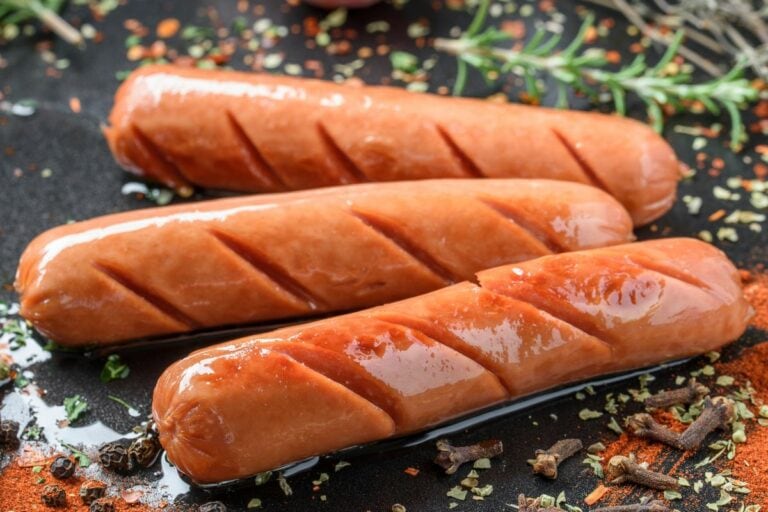 how do you know when chicken sausage is done
