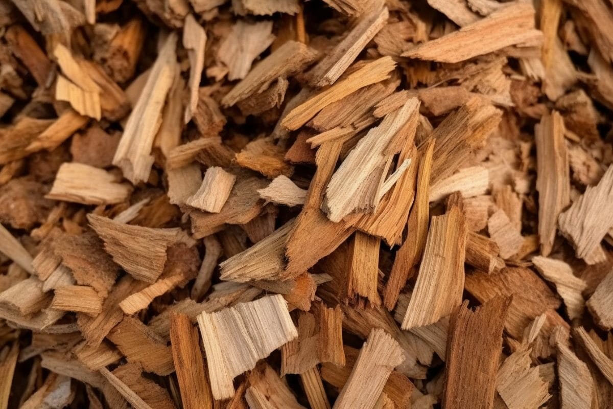 Bunch of wood chips