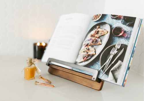 A Cook Book on a Stand