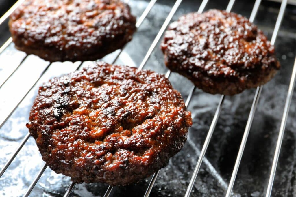 Burger Patties on the Grill