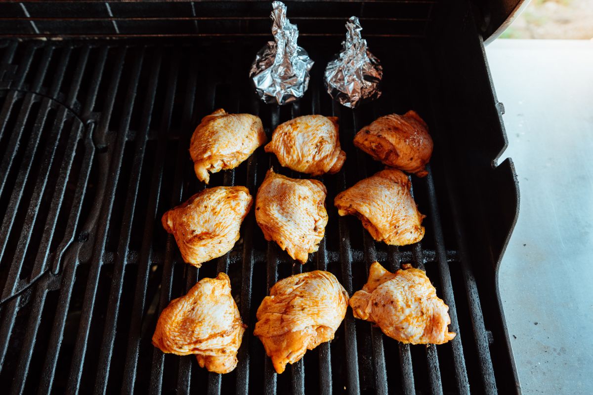 Grilling Chicken Thighs on the Gas Grill