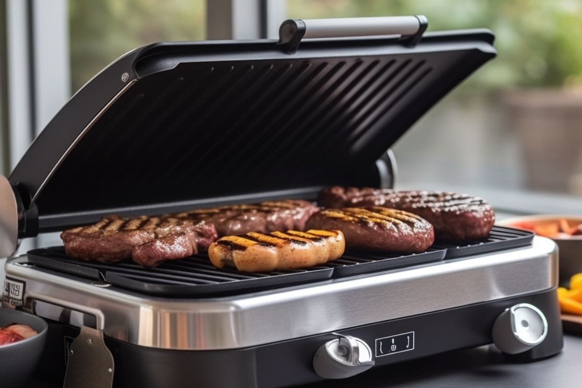 how to clean a george foreman grill