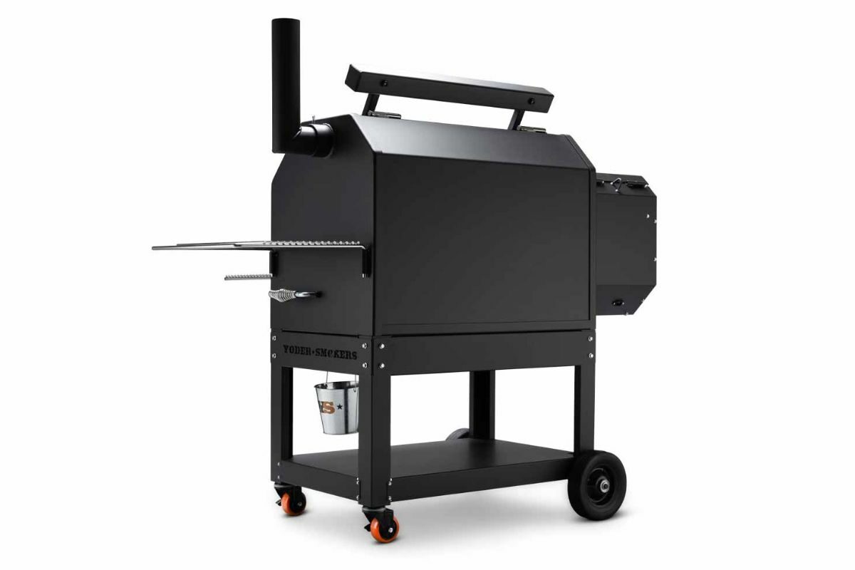 Back View of Yoder Pellet Grill