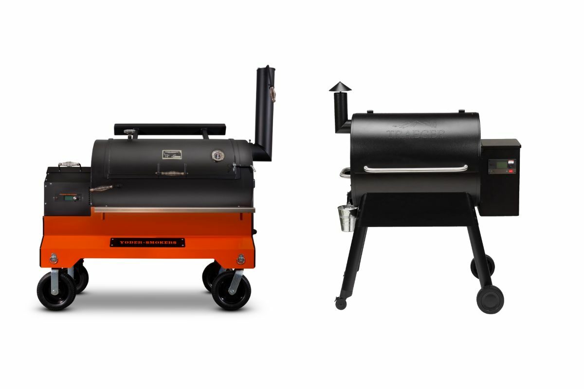 Yoder YS1500S Pellet Grill and TRAEGER PRO 780 PELLET GRILL