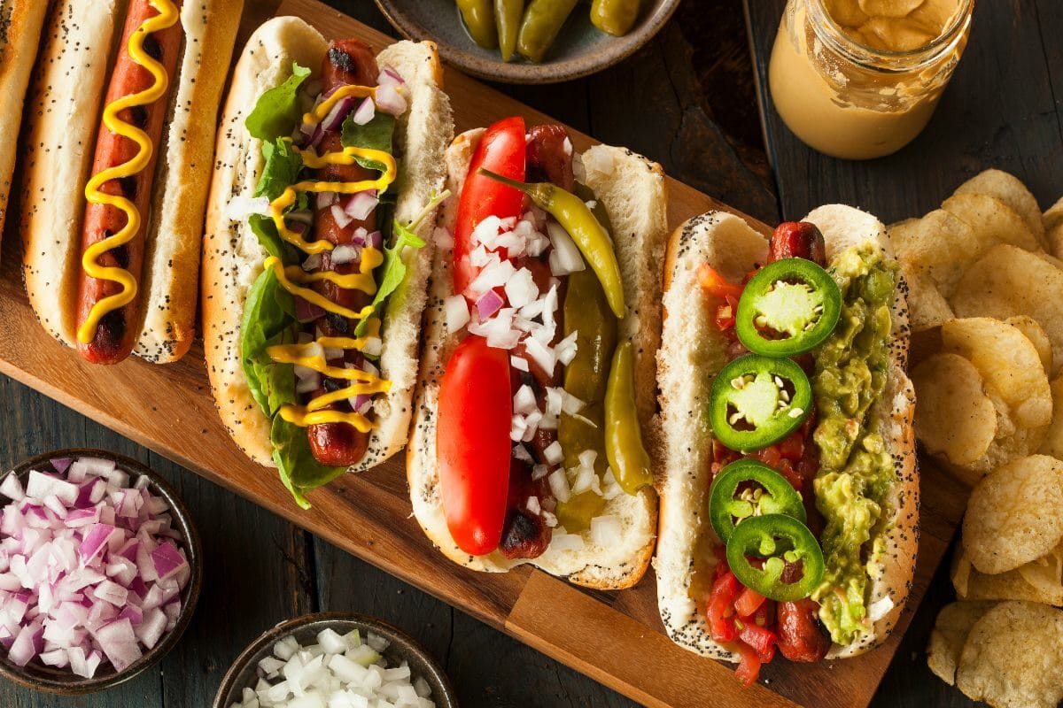 Gourmet Grilled All Beef Hot Dogs