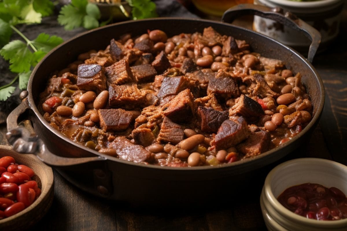 Delightful Combination of Pinto Beans and Brisket in Chili