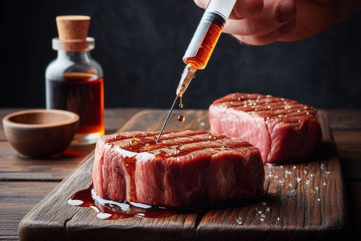 inject meat with marinade