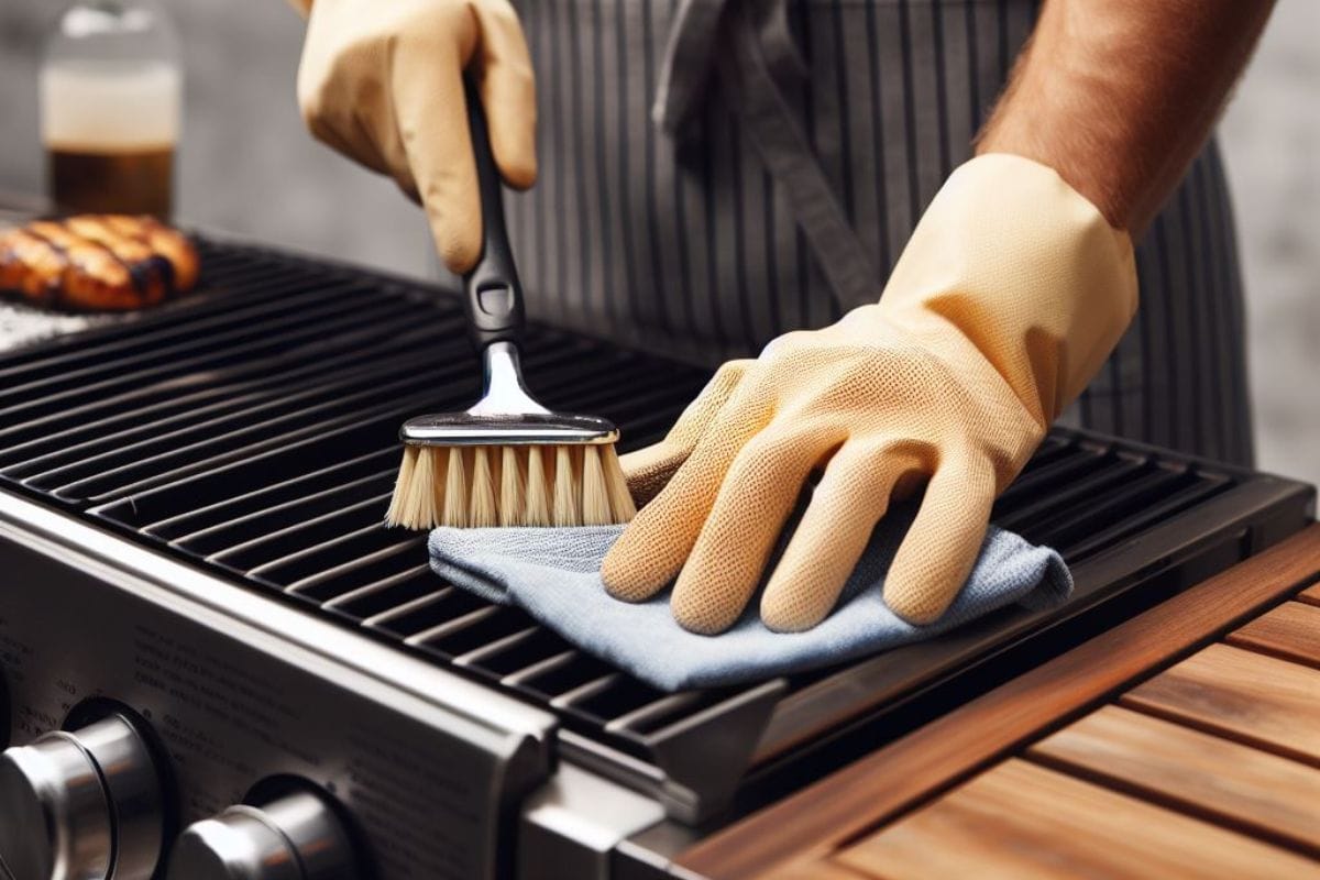 How to clean a gas grill