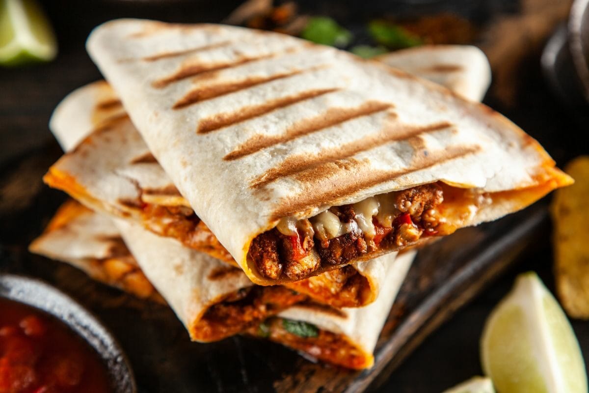 Quesadillas with Paprika and Cheese