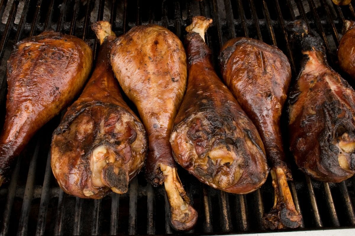 Smoked Turkey Legs on the Grill