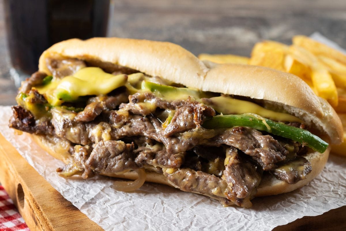 grilled philly cheesesteak