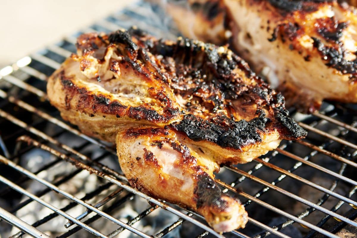 how to keep chicken from sticking to grill