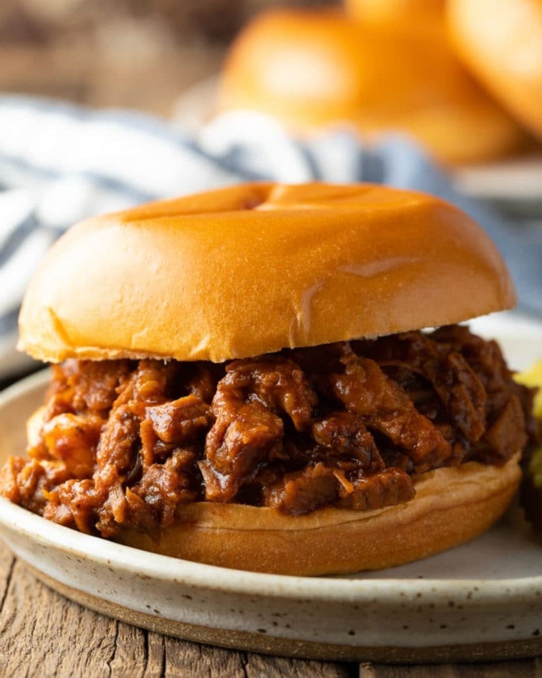 Chopped Brisket Sandwich