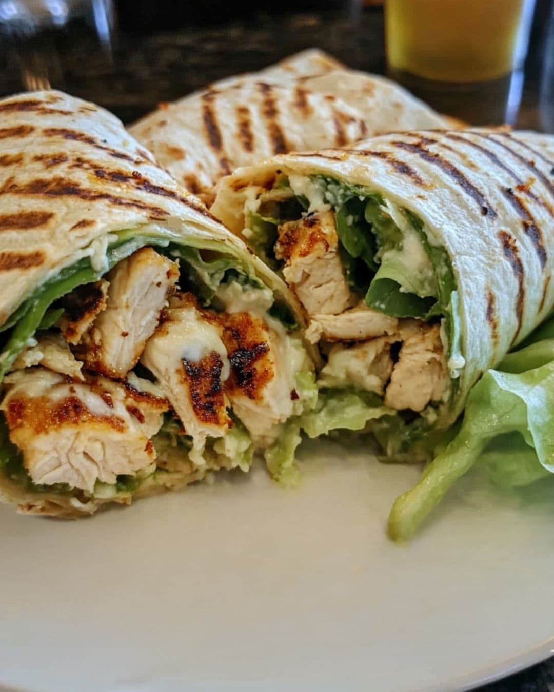 BBQ Chicken Caesar Wrap