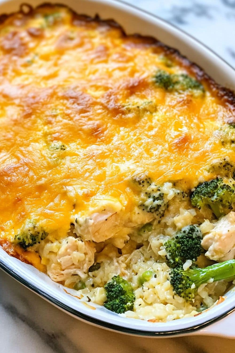 Chicken Rice Broccoli Casserole with Broccoli Soup